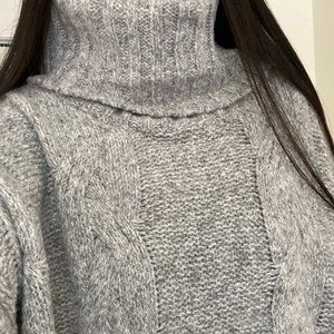 Oversized Turtleneck Sweater